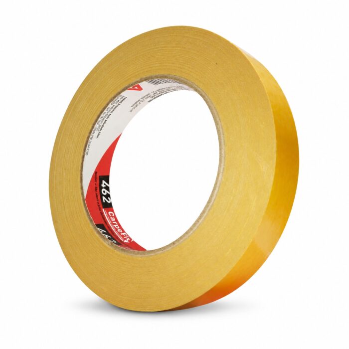 Fita Dupla Face de Papel Amarela para Carpete Adere 462 19mmx30m