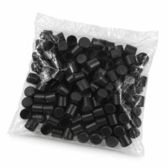 Ponteira PVC 5/8 Preta 16mm Pacote 100un